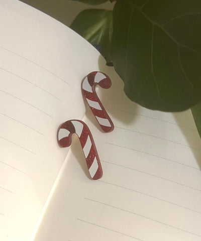Candy Cane Studs