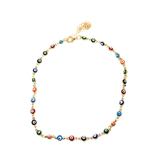 Multi- Evil Eye “Choker”